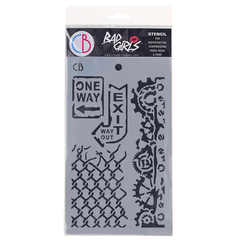 Texture Stencil 5"x8" One Way-1