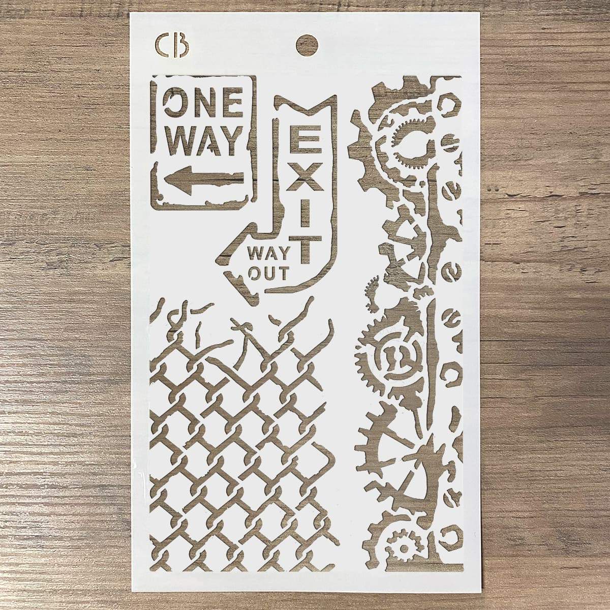 Texture Stencil 5"x8" One Way-3