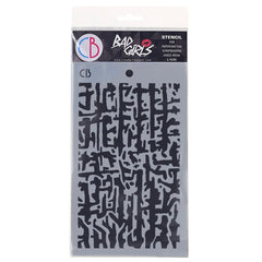 Texture Stencil 5"x8" Abstract Lines-1