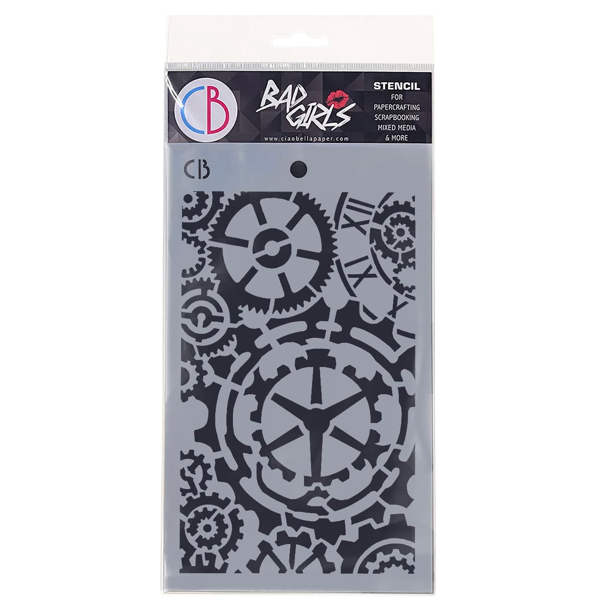 Texture Stencil 5"x8" Gears-1