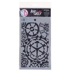 Texture Stencil 5"x8" Gears-1