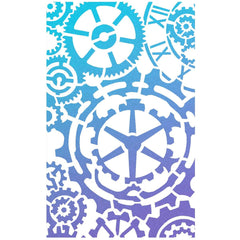 Texture Stencil 5"x8" Gears-2