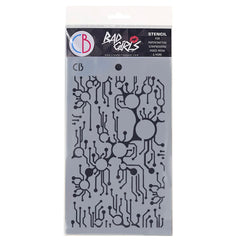 Texture Stencil 5"x8" Metro-1