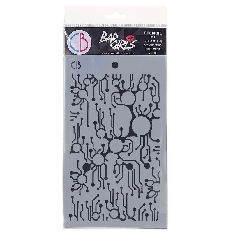 Texture Stencil 5"x8" Metro-1
