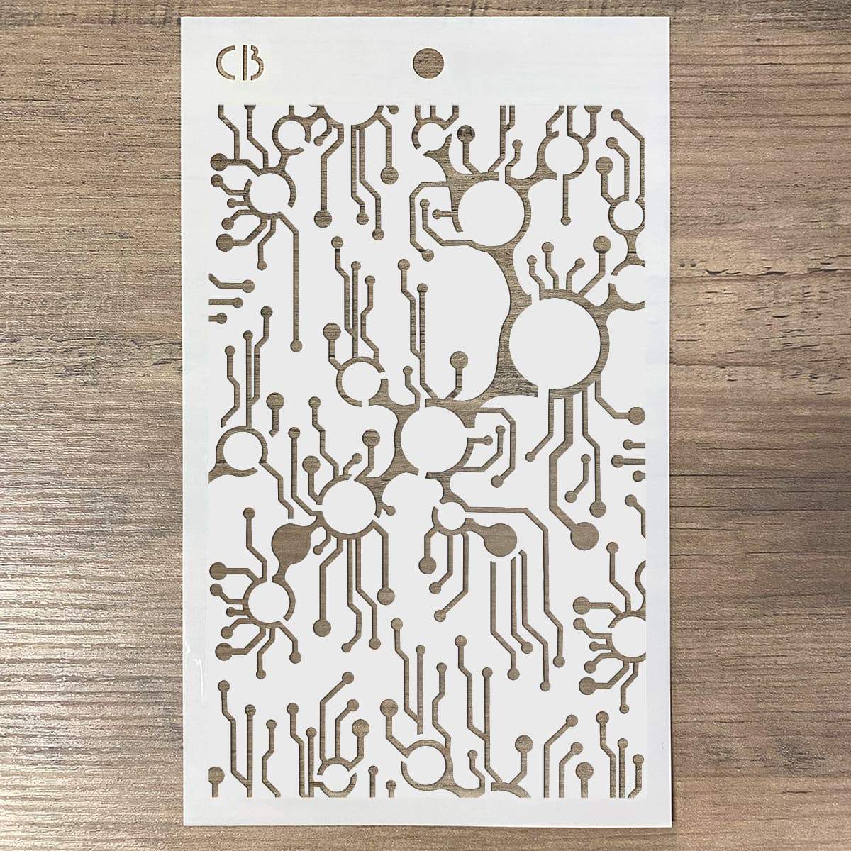 Texture Stencil 5"x8" Metro-3