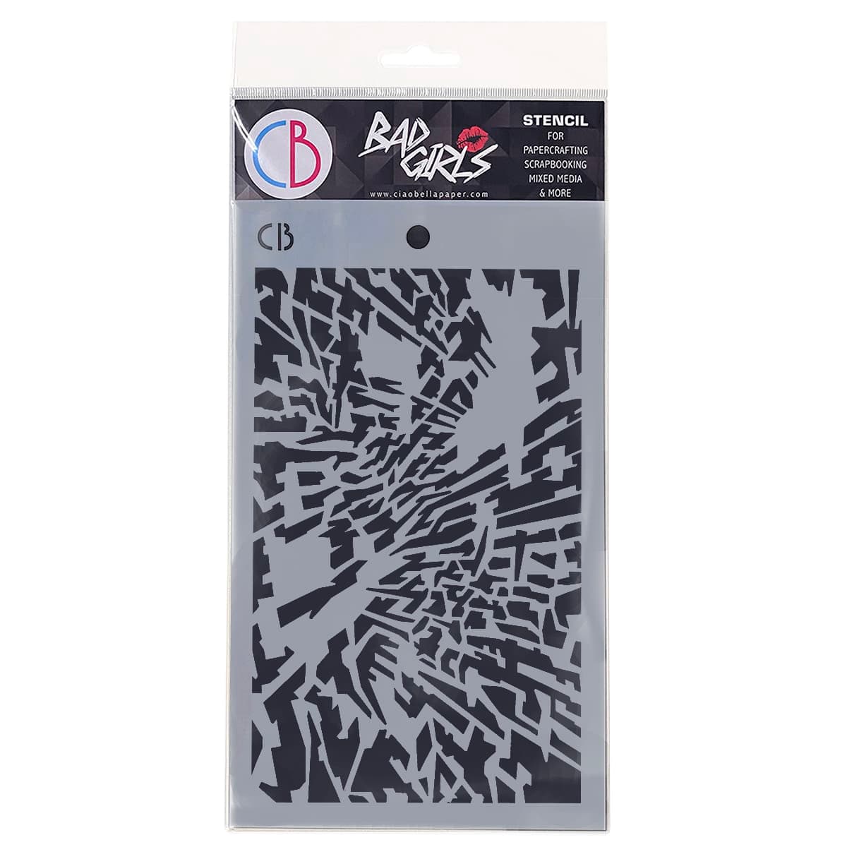 Texture Stencil 5"x8" Irregular-1