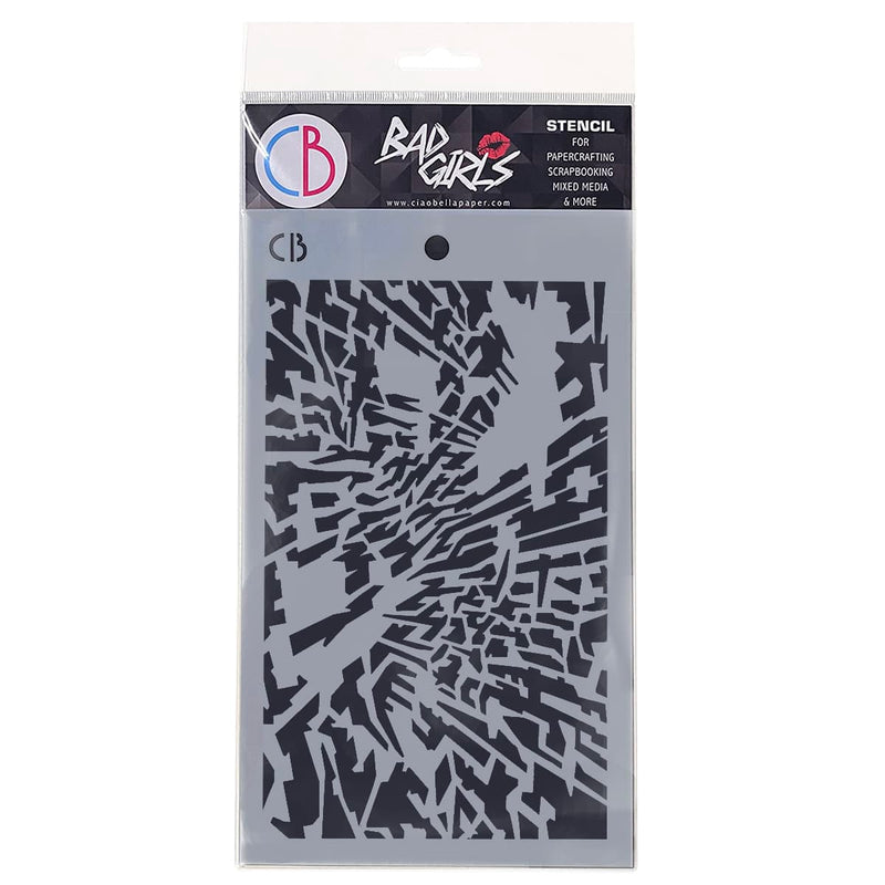 Texture Stencil 5"x8" Irregular-1