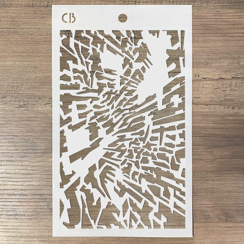 Texture Stencil 5"x8" Irregular-3