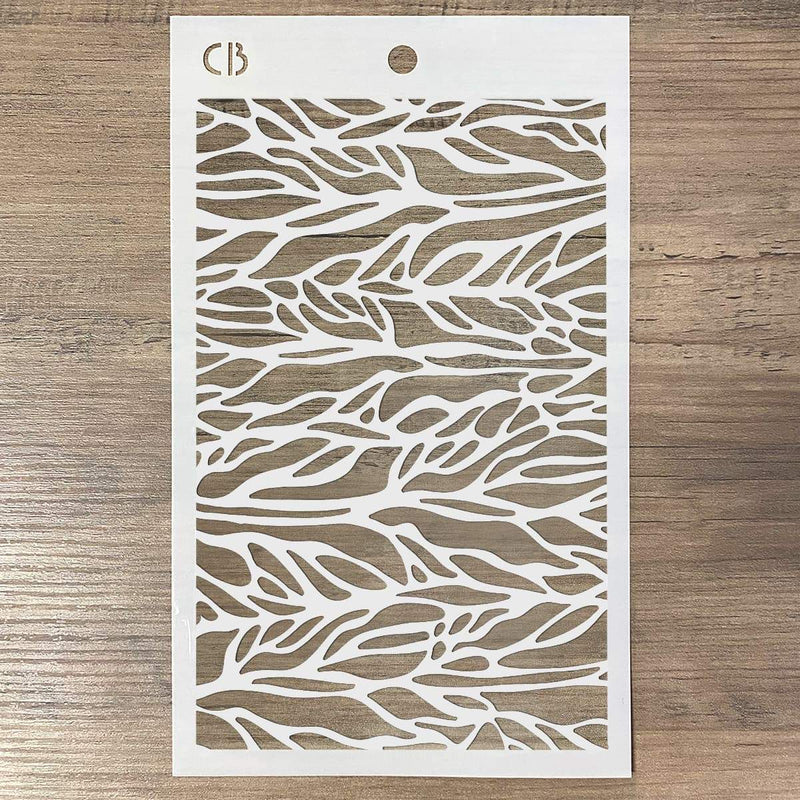 Texture Stencil 5"x8" Flow-3