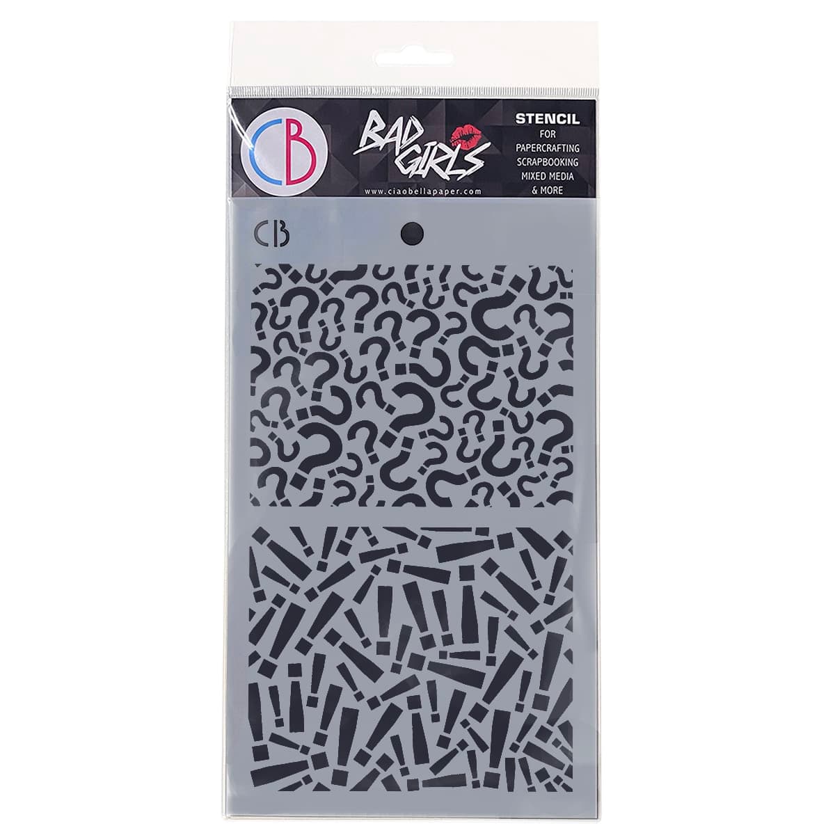 Texture Stencil 5"x8" Question Mark-1