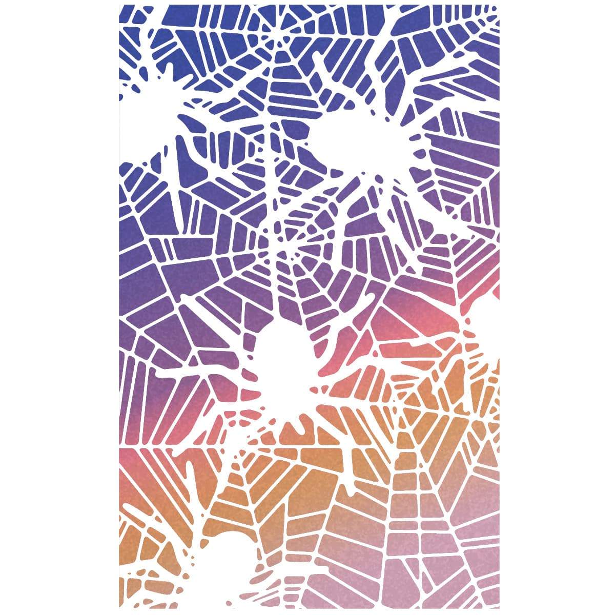 Ciao Bella Texture Stencil 5"x8" Spiders-3
