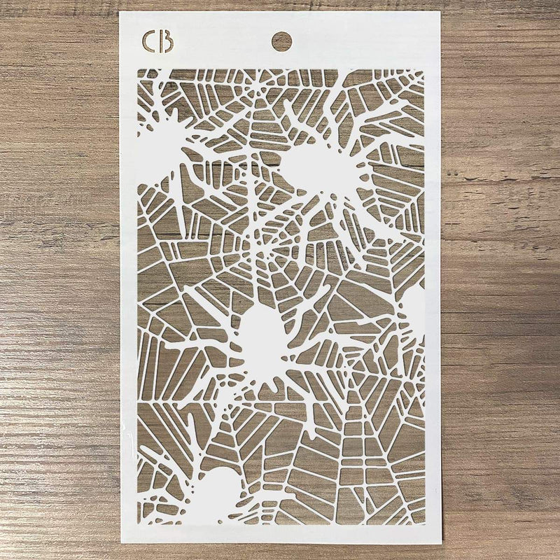 Ciao Bella Texture Stencil 5"x8" Spiders-2