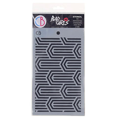 Ciao Bella Texture Stencil 5"x8" Paper Clips-1