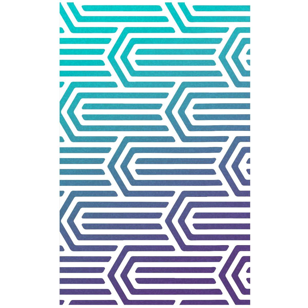Ciao Bella Texture Stencil 5"x8" Paper Clips-3
