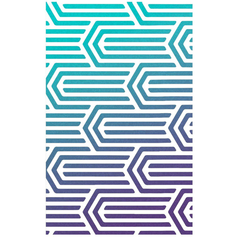 Ciao Bella Texture Stencil 5"x8" Paper Clips-3
