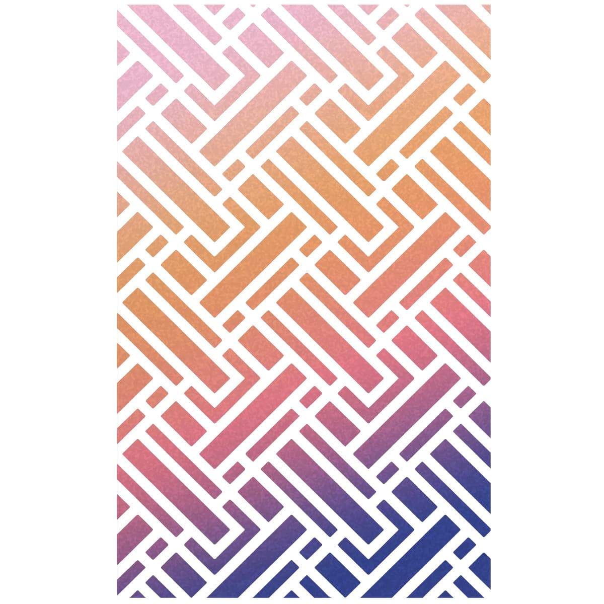 Ciao Bella Texture Stencil 5"x8" Labyrinth-3