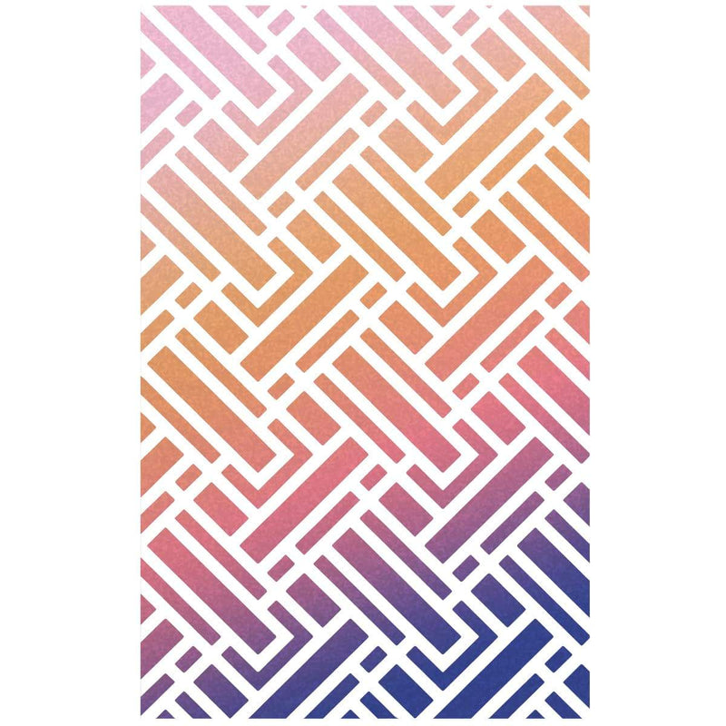 Ciao Bella Texture Stencil 5"x8" Labyrinth-3