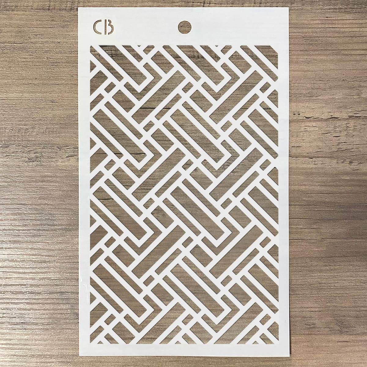 Ciao Bella Texture Stencil 5"x8" Labyrinth-2