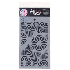 Ciao Bella Texture Stencil 5"x8" Hexagon-1