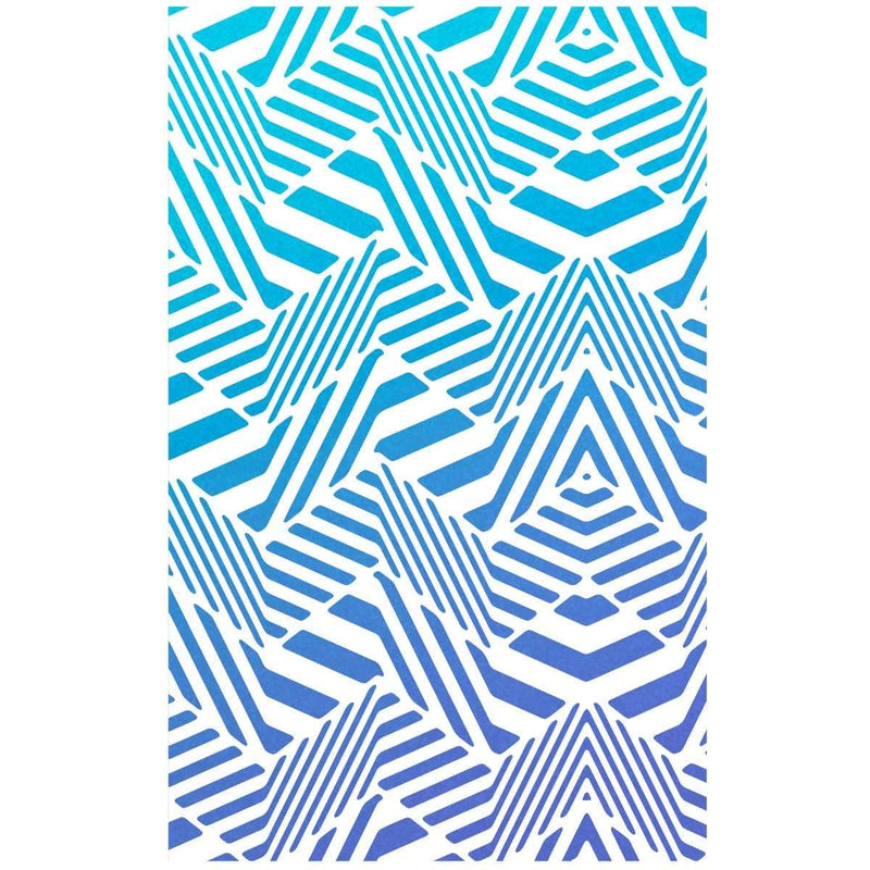 Ciao Bella Texture Stencil 5"x8" Angles-3