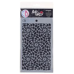 Ciao Bella Texture Stencil 5"x8" Spiral Helix-1