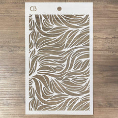 Ciao Bella Texture Stencil 5"x8" Waves-2