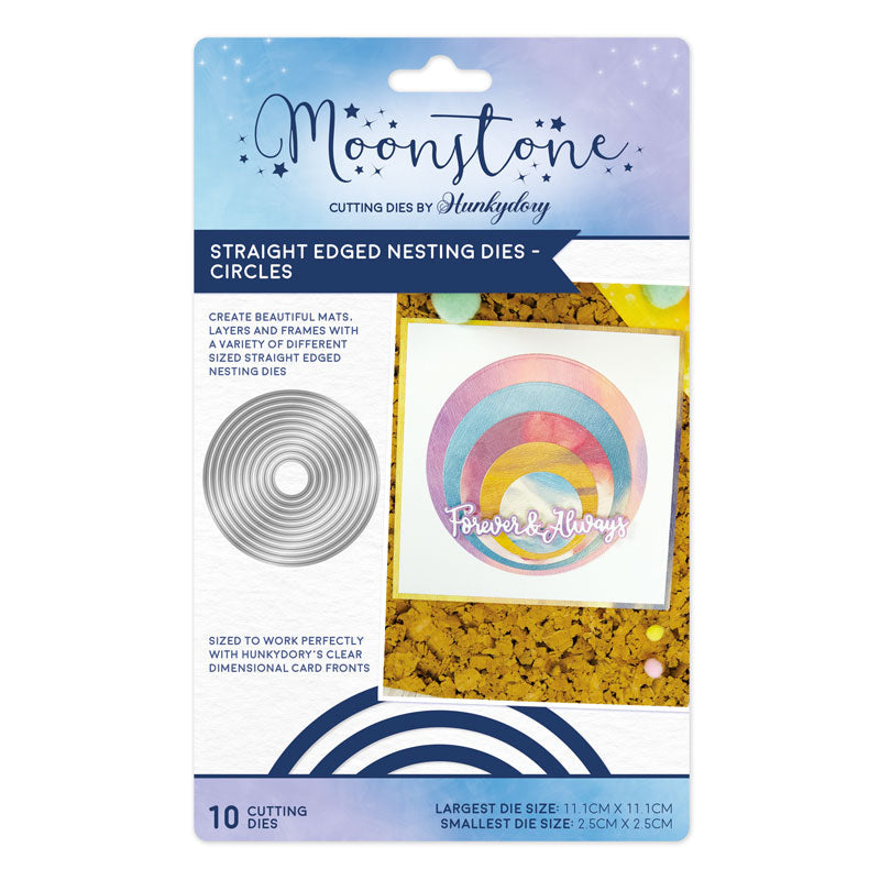 Moonstone Dies - Straight Edge Nesting Dies - Circles-1