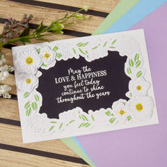 Moonstone Dies - Framed with Garden Flowers-6