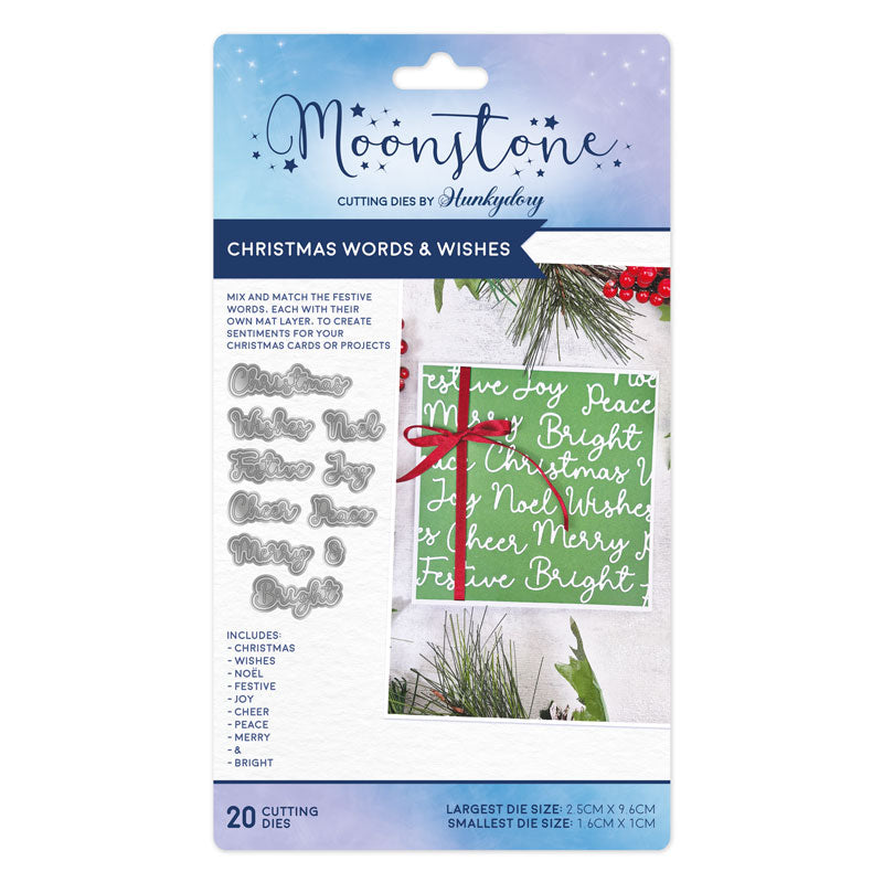 Moonstone Dies - Christmas Words & Wishes-1
