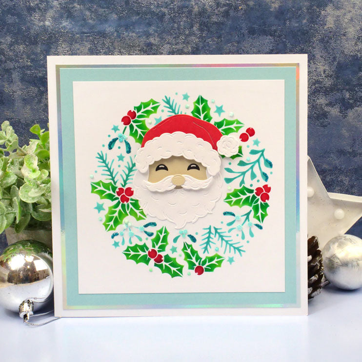 Moonstone Dies - Layering Santa-9