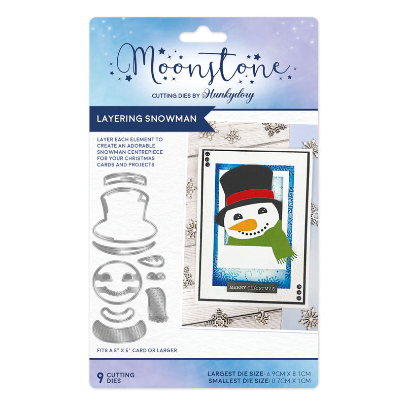 Moonstone Dies - Layering Snowman-1