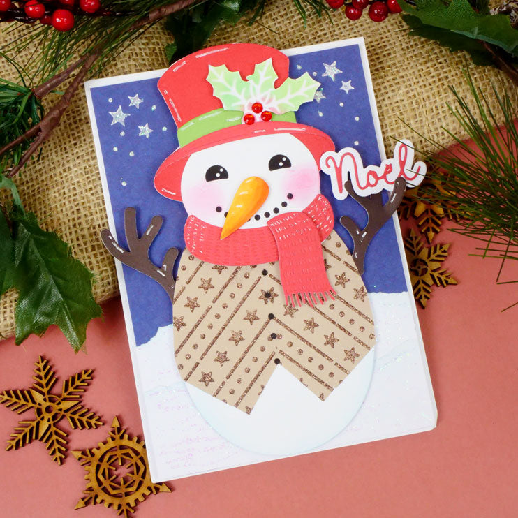 Moonstone Dies - Layering Snowman-3
