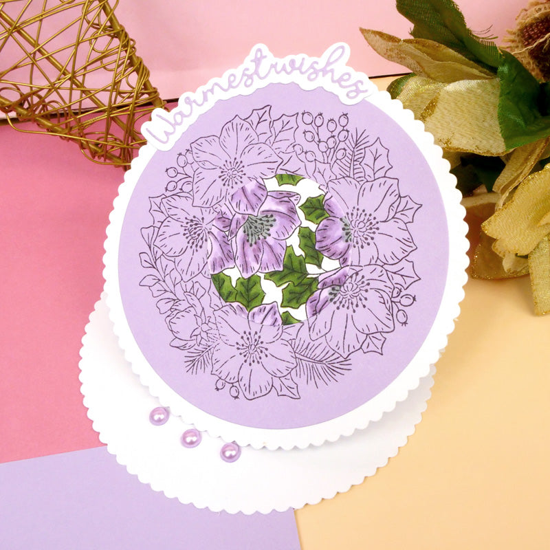 Moonstone Dies - Festive Essential Arched Sentiments-10