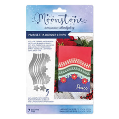 Moonstone Dies - Poinsettia Border Strips-1