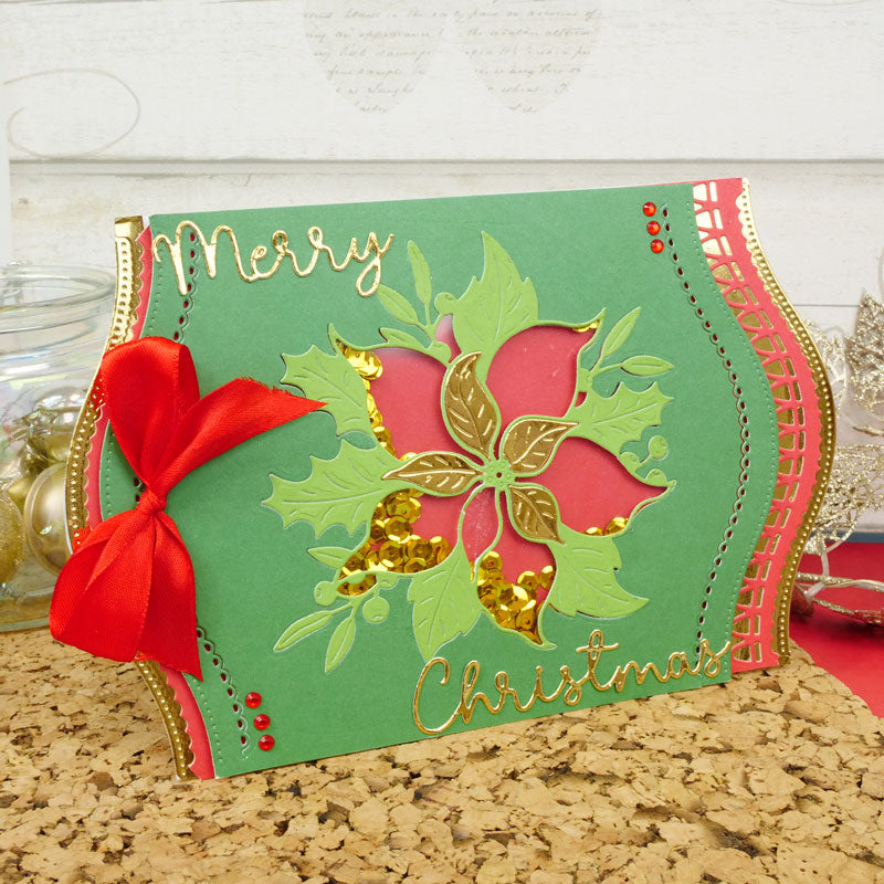 Moonstone Dies - Poinsettia Border Strips-2