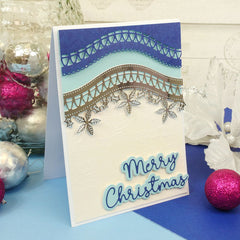Moonstone Dies - Poinsettia Border Strips-5