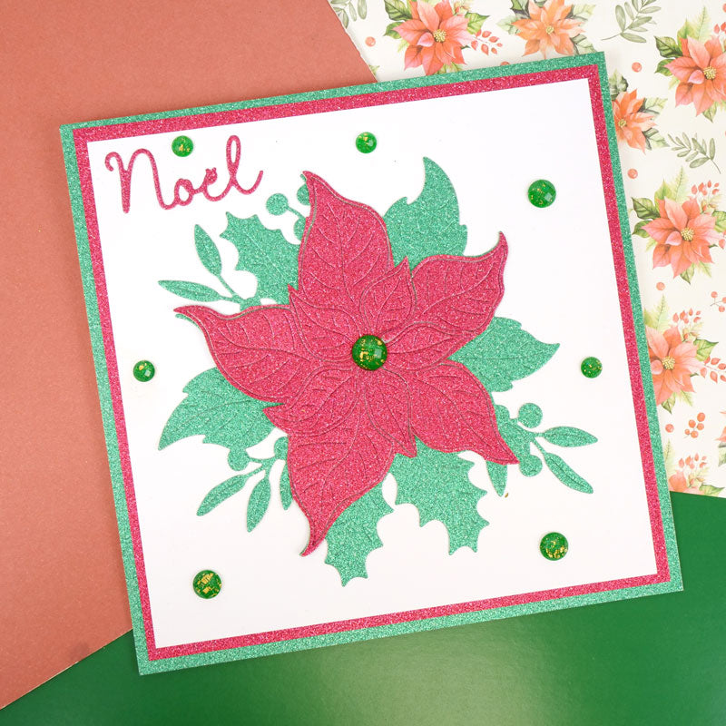 Moonstone Dies - Poinsettia & Foliage-6