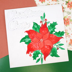 Moonstone Dies - Poinsettia & Foliage-9