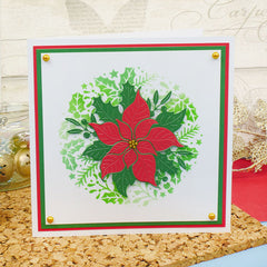 Moonstone Dies - Poinsettia & Foliage-7