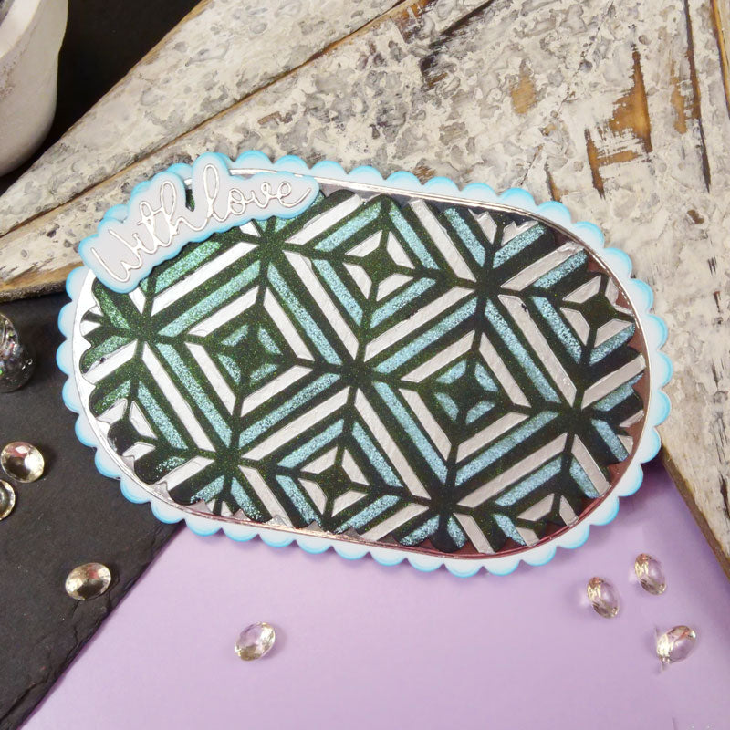 Moonstone Dies - Scalloped Edged Nesting Dies - Squovals-3