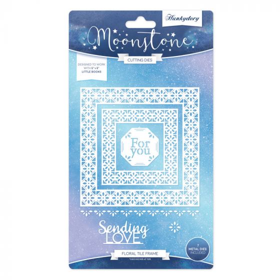 Moonstone Cutting Dies - Floral Tile Frame-1