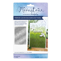 Moonstone Dies - Pierced Leaves Background Panel-1