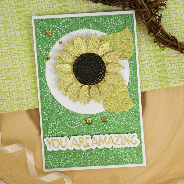 Moonstone Dies - Pierced Leaves Background Panel-2