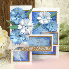 Moonstone Dies - Dimensional Flowers - Cornflower-10