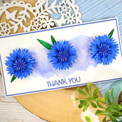 Moonstone Dies - Dimensional Flowers - Cornflower-4