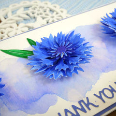 Moonstone Dies - Dimensional Flowers - Cornflower-5