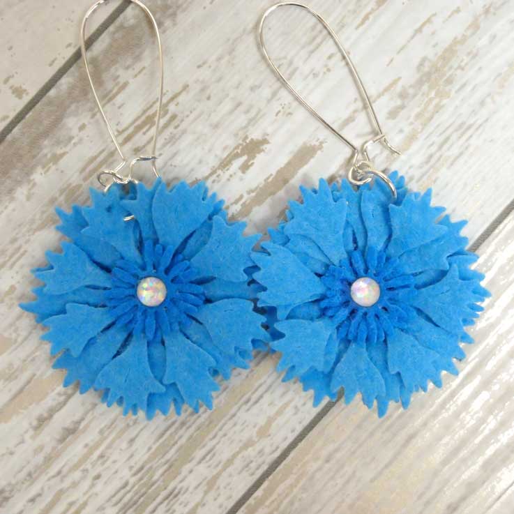 Moonstone Dies - Dimensional Flowers - Cornflower-6