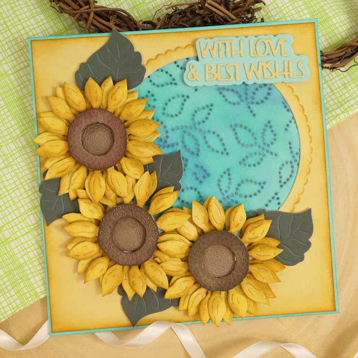 Moonstone Dies - Dimensional Flowers - Sunflower-2