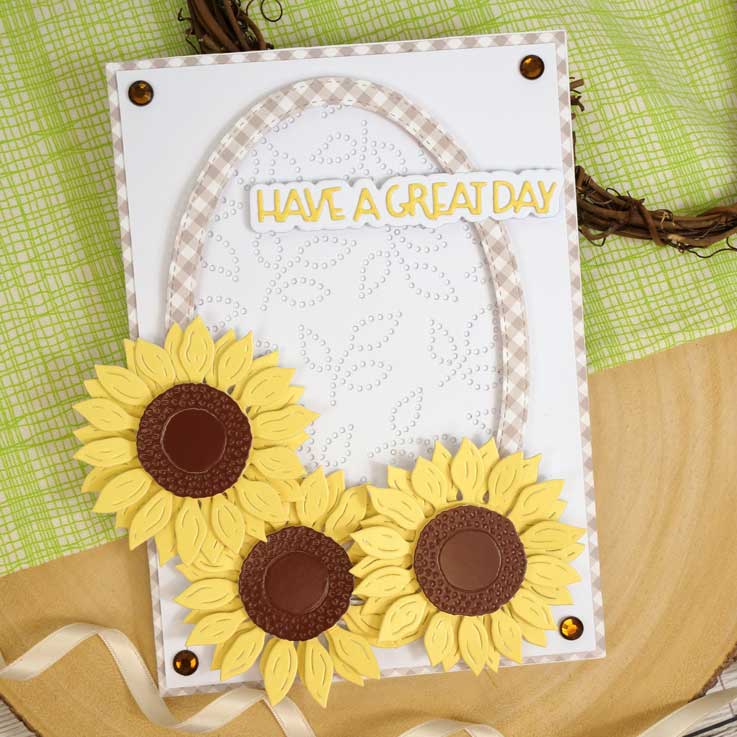 Moonstone Dies - Dimensional Flowers - Sunflower-5