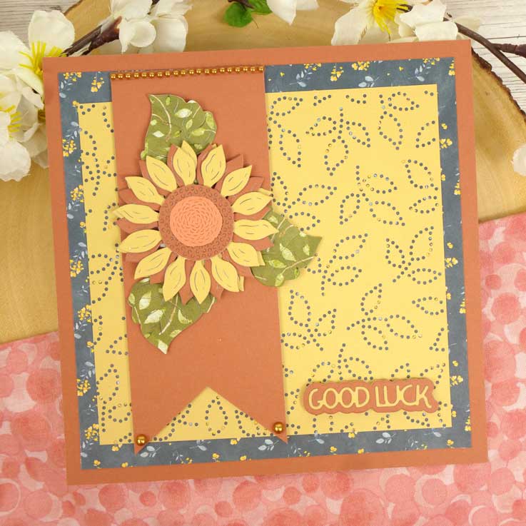 Moonstone Dies - Pierced Leaves Background Panel-8